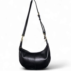 Sonoma Black Faux Leather Shoulder Bag